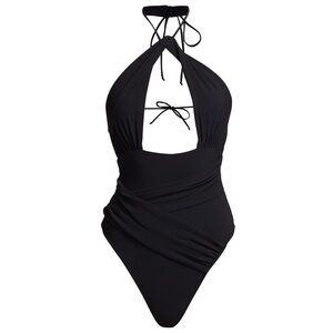 Nensi Dojaka
Draped Halterneck Bodysuit